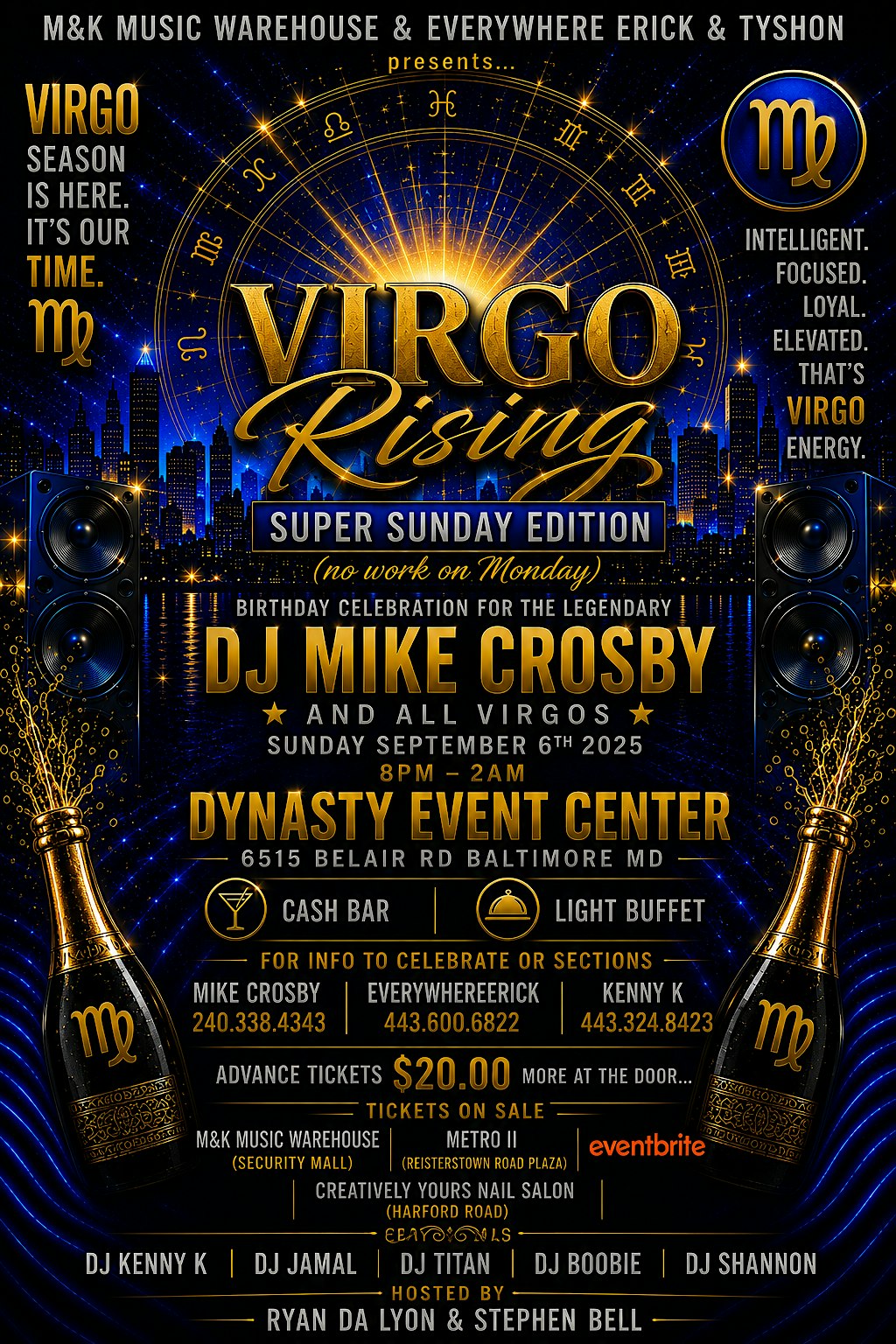 Virgo Super Sunday Virgo Birthday Bash