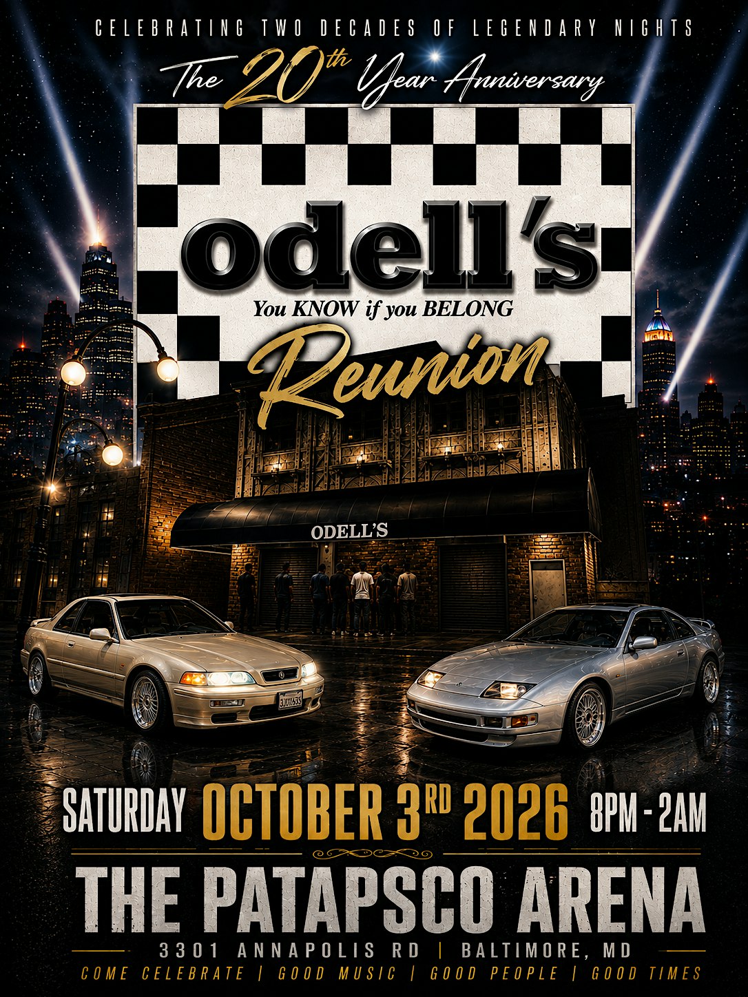 The 20th Year Anniversary Odells Reunion