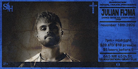 Social House Presents: Julian Fijma at Substation