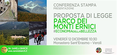 Immagine principale di Conferenza Stampa presentazione "Legge Parco Monti Ernici" 