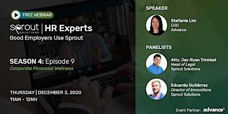 Sprout HR Experts Season 4 Episode 9: Corporate Financial Wellness primary image