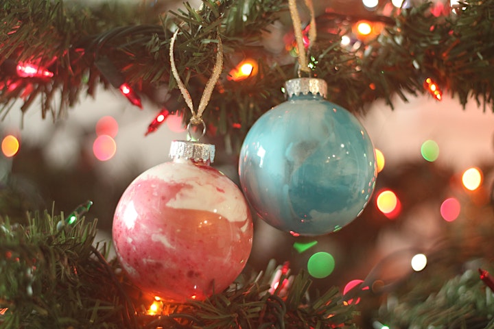 
		Paint & Pour Christmas Ornaments image
