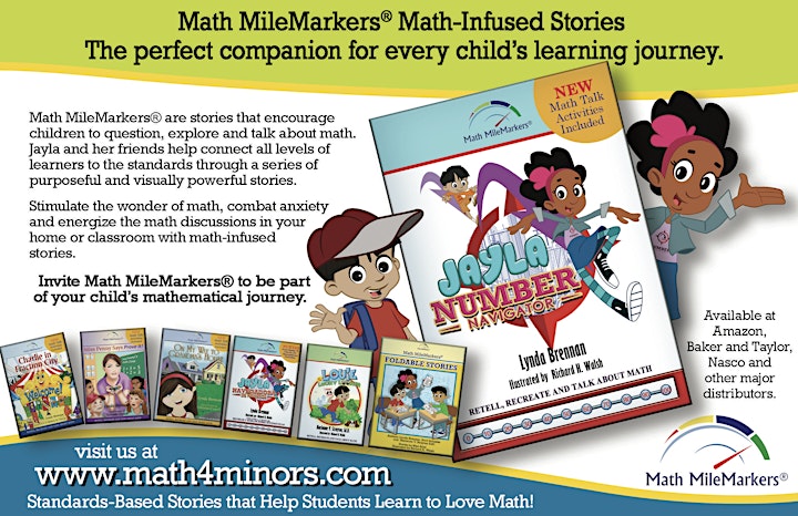Math MileMarkers® Math Storytelling  Virtual Event for  Elem Math Educators image