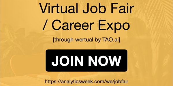 AnalyticsWeek Virtual Job Fair / Career Networking Event #Sacramento