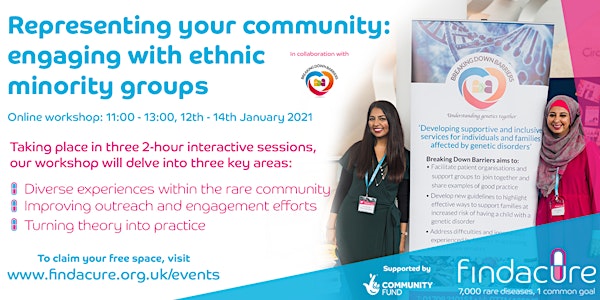 Online workshop | Representing your community: engaging ethnic minorities