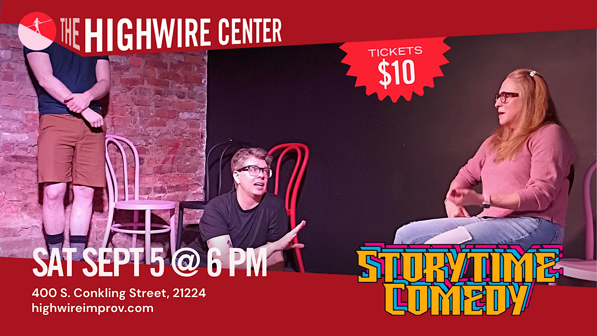 Storytime Comedy: Improv Comedy at the Highwire Center!