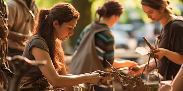 Imagem principal de Sculpting the figure in clay - The Seated Pose - from live model