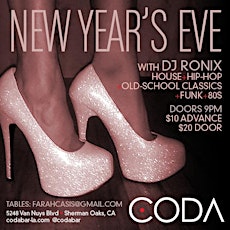 New Year's Eve 2015 at Coda primary image