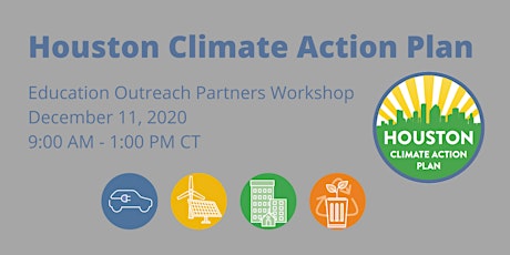 Houston Climate Action Plan Education Outreach Partners Workshop primary image