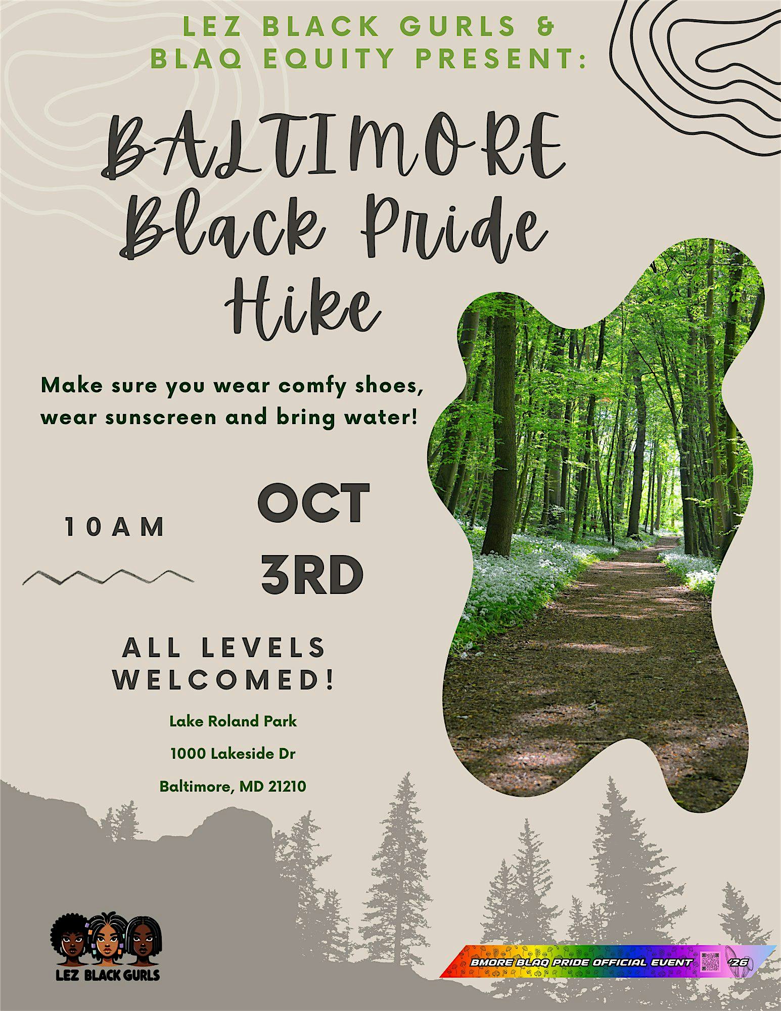 Lez Black Gurls & BLAQ Equity: Baltimore Black Pride Hike