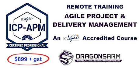 ICAgile Project and Delivery Management Remote 2-Day Training ICP-APM primary image