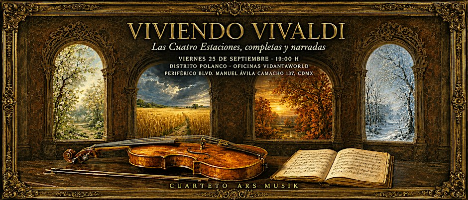 Viviendo Vivaldi — Las Cuatro Estaciones con el Cuarteto Ars Musik