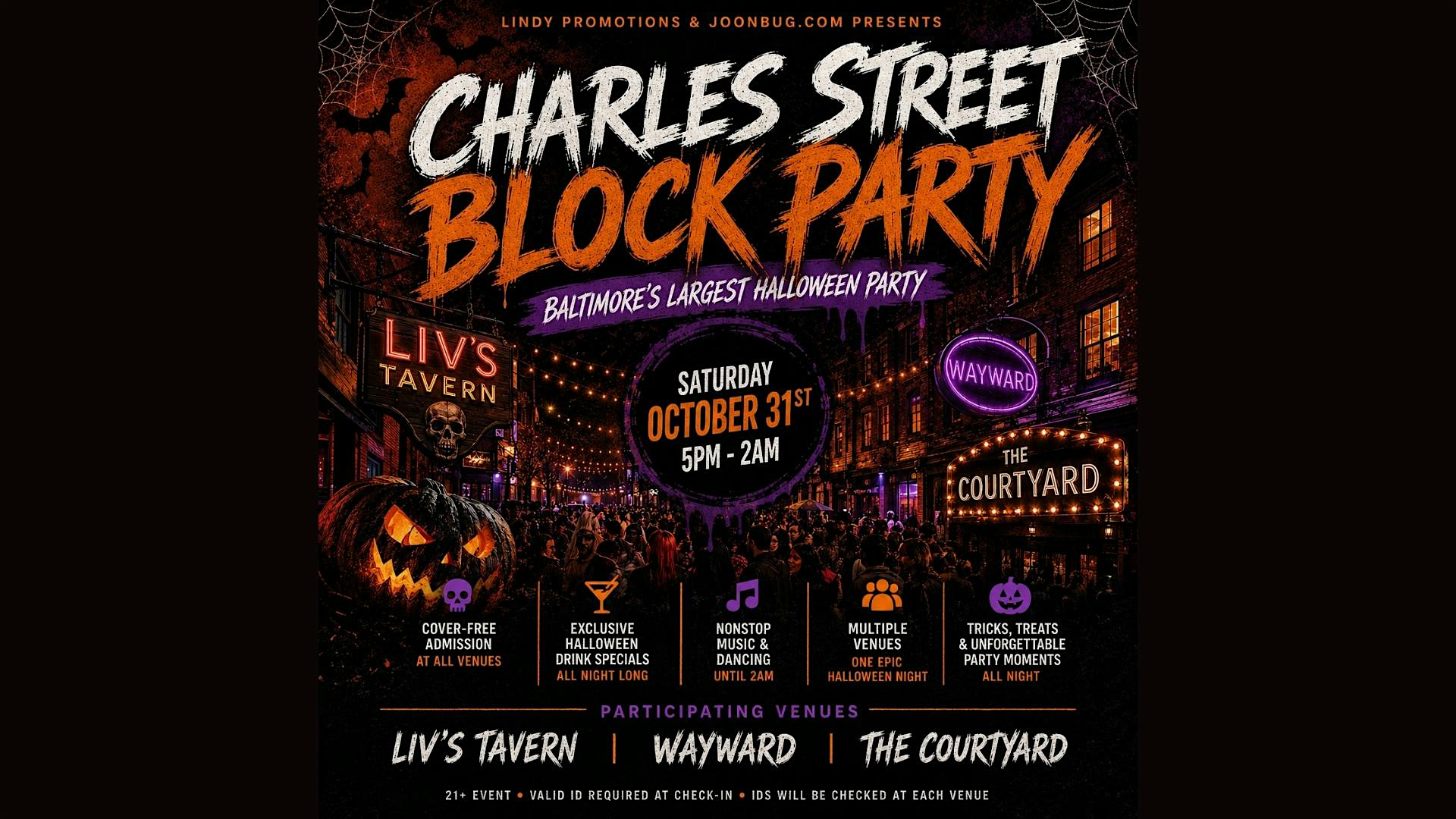Baltimore's Charles Street Haunted Halloween Block Party