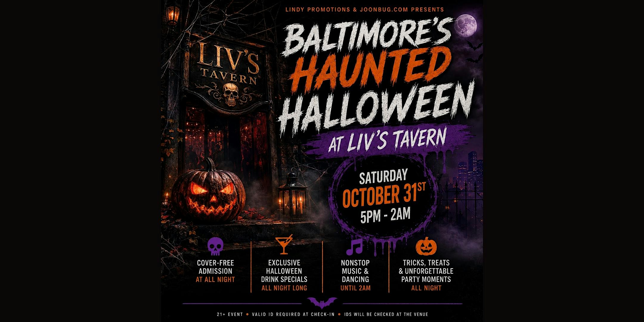 Baltimore's Haunted Halloween Party at Liv's Tavern