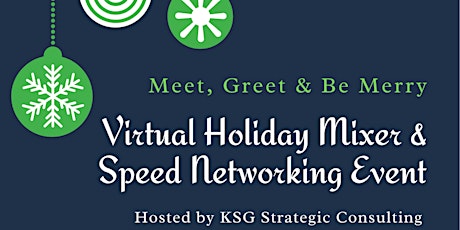 Virtual Holiday Mixer & Speed Networking Event primary image