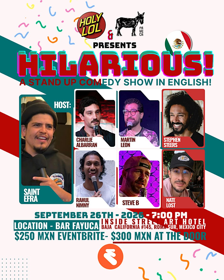 HILARIOUS! A Stand Up Comedy Show in English