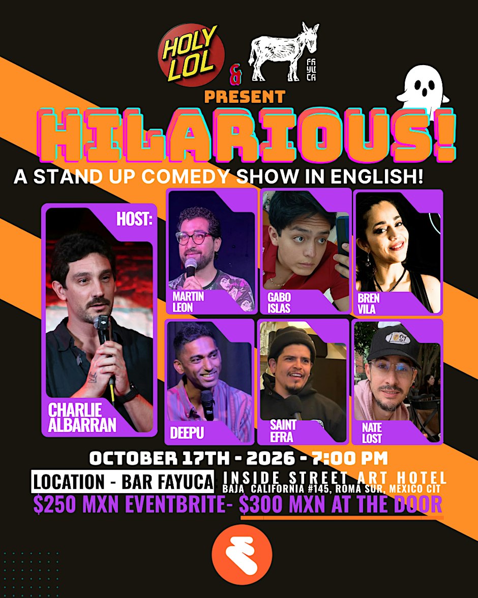 HILARIOUS! A (Spooky) Stand Up Comedy Show in English
