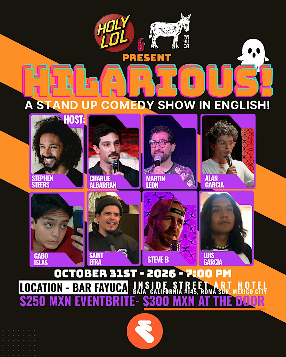 HILARIOUS! A (Spooky) Stand Up Comedy Show in English