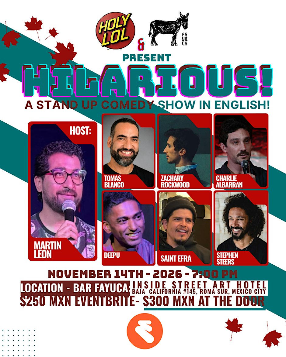 HILARIOUS! A Stand Up Comedy Show in English