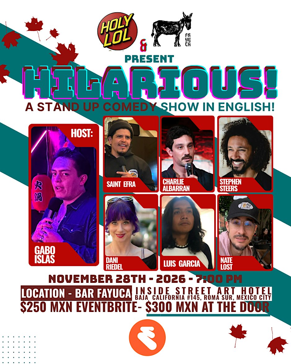 HILARIOUS! A Stand Up Comedy Show in English
