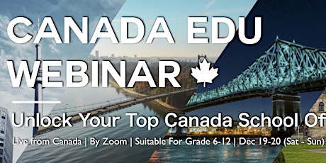 Canada Edu Webinar: Unlock Top CA School Offers! primary image