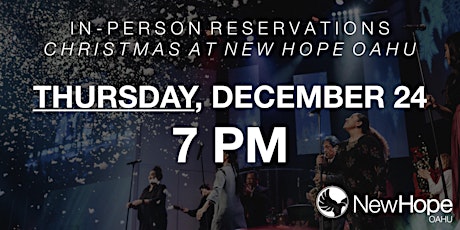 Thursday, December 24 | 7pm | Christmas at New Hope Oahu primary image