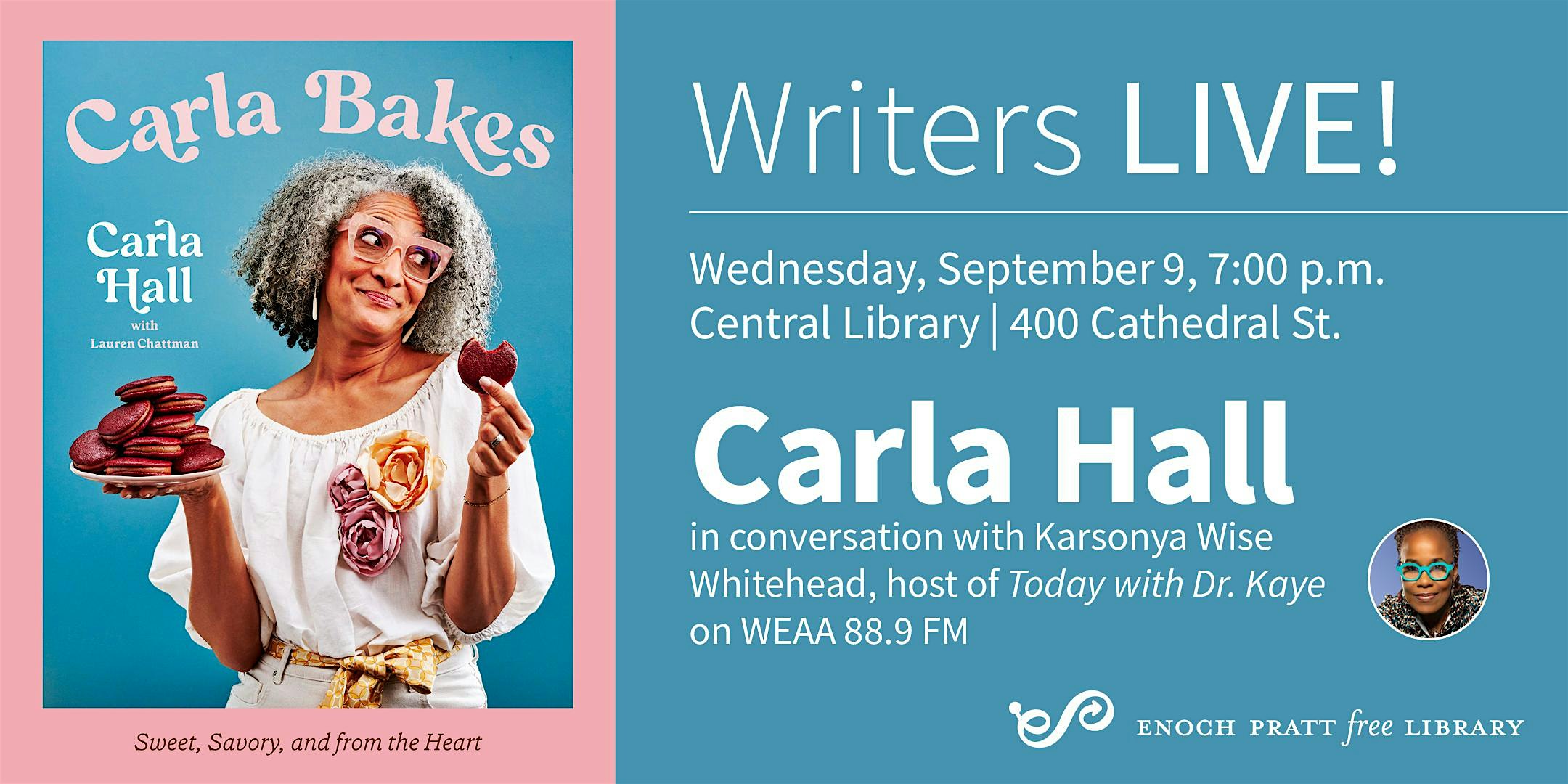 Carla Hall: "Carla Bakes"