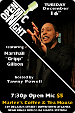 Open Mic / Spoken Word feat. Marshall "Gripp" Gillson primary image