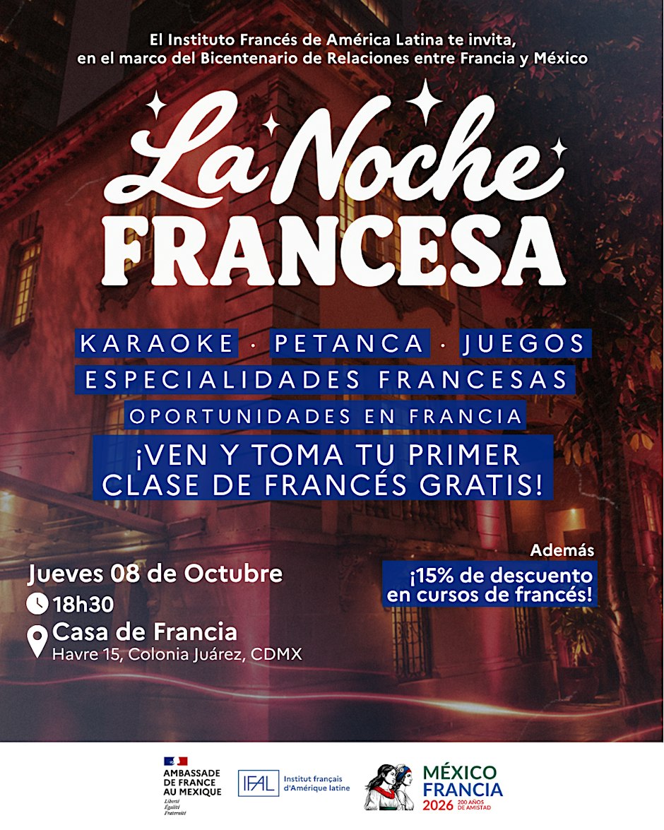 Noche Francesa - Puertas abiertas IFAL