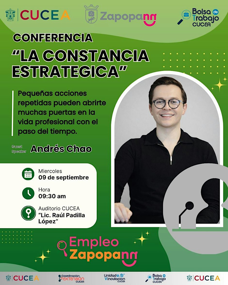 Evento inaugural y "Conferencia la constancia estrategica"