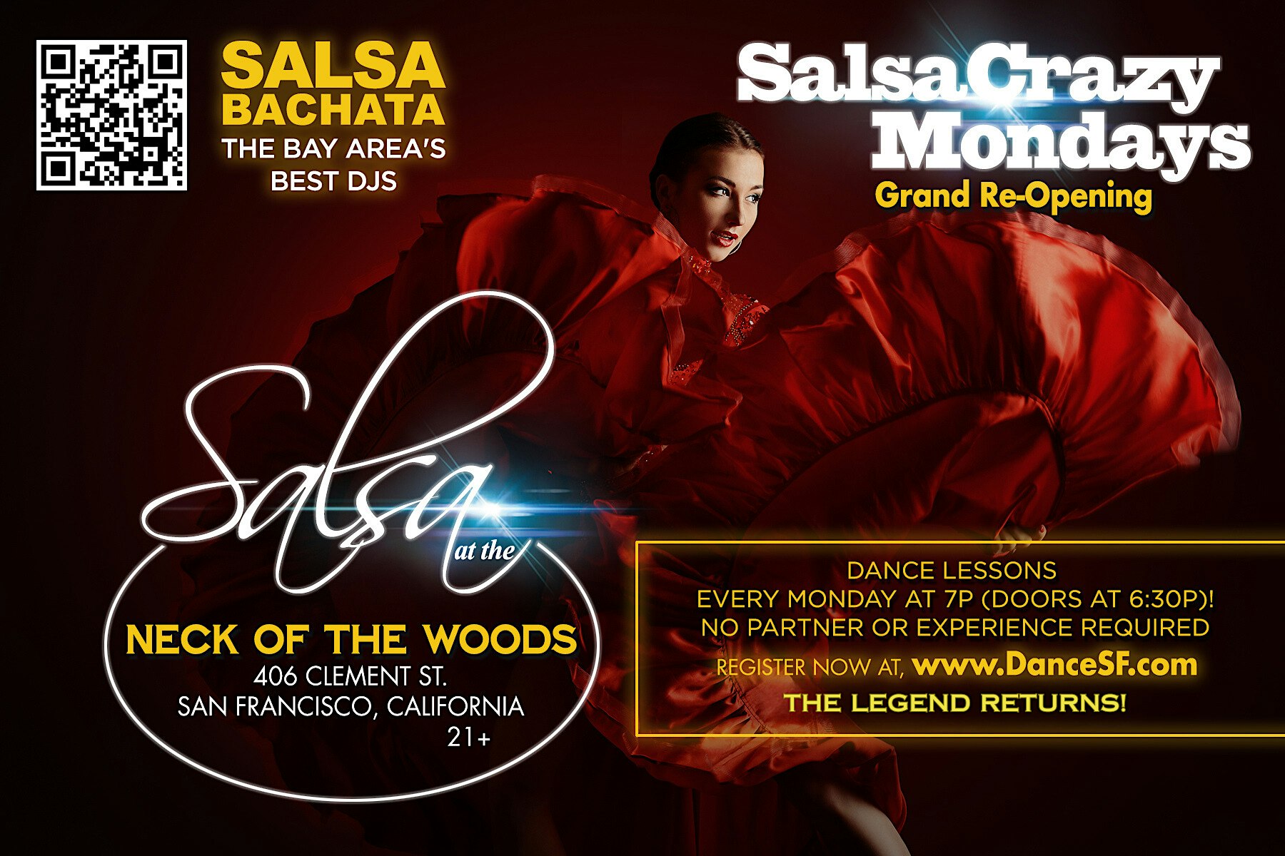 SalsaCrazy Mondays salsa classes and dancing