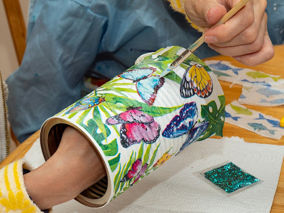 Autumnal decoupage with Jo Alm