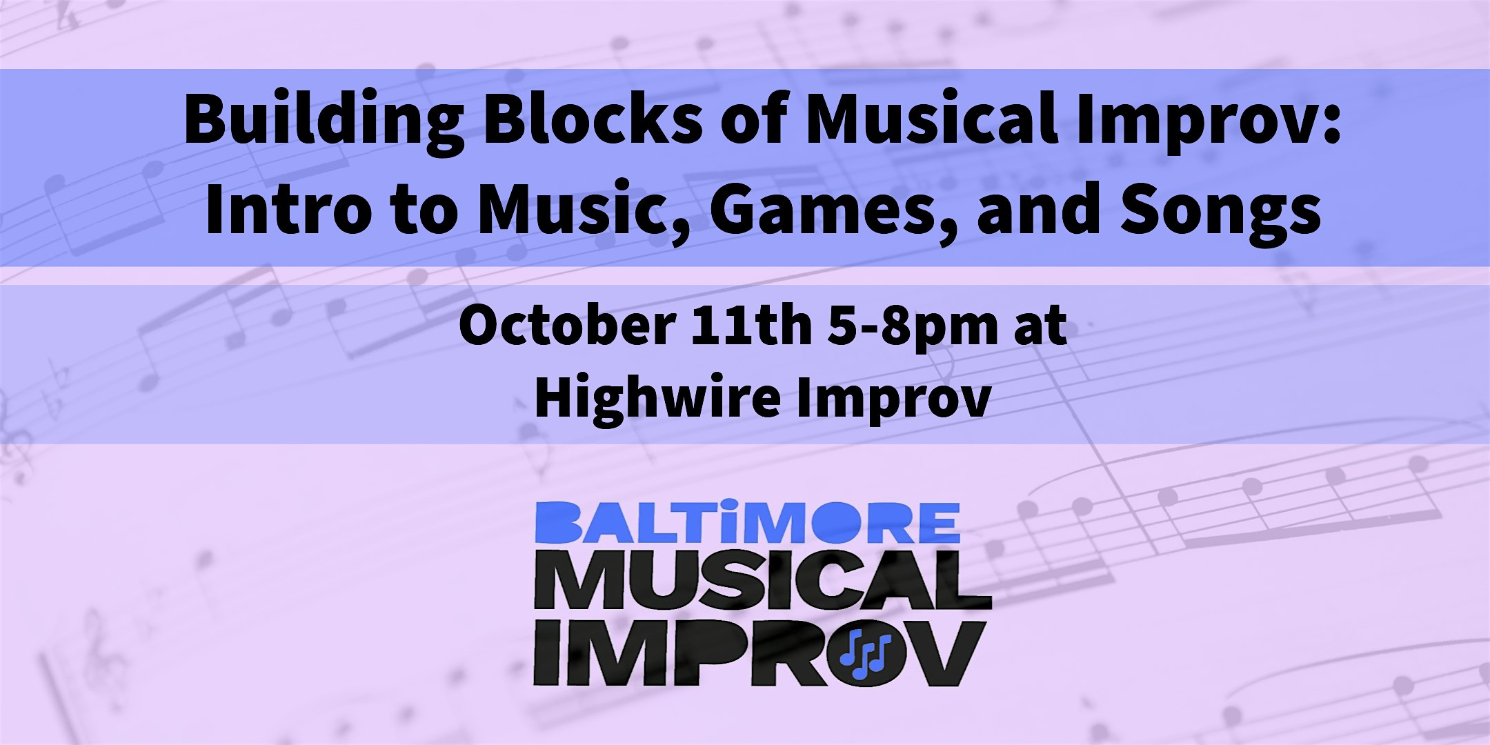 Building Blocks of Musical Improv: Intro to Music, Games, and Songs!