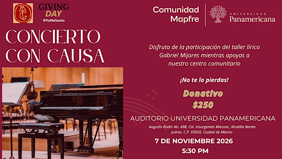 Concierto con causa - Giving Day UP
