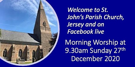 9.30am Sunday 27th December 2020 Morning Worship primary image