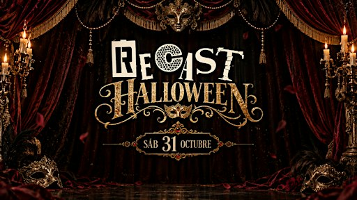 Afiche de RECAST HALLOWEEN – La fiesta donde vos sos el show