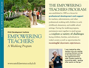2015 Empowering Teachers Program primary image