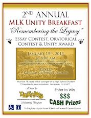 MLK Unity Breakfast Oratorical and Essay Contest primary image