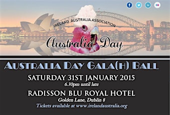 Ireland Australia Association Australia Day Ball 2015 primary image