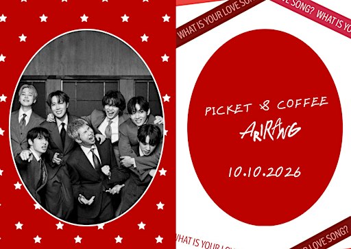 Afiche de Picket & Coffee: previa arirang ❤️