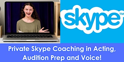 Image principale de Private Skype Acting and Voice Lessons