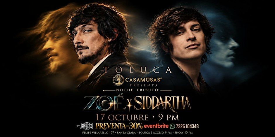 Zoé + Siddartha | Noche Tributo