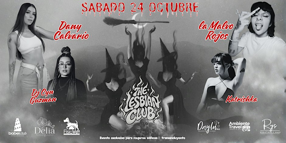 The Lesbian Club | HALLOWEEN PARTY | 24 de Oct 2026