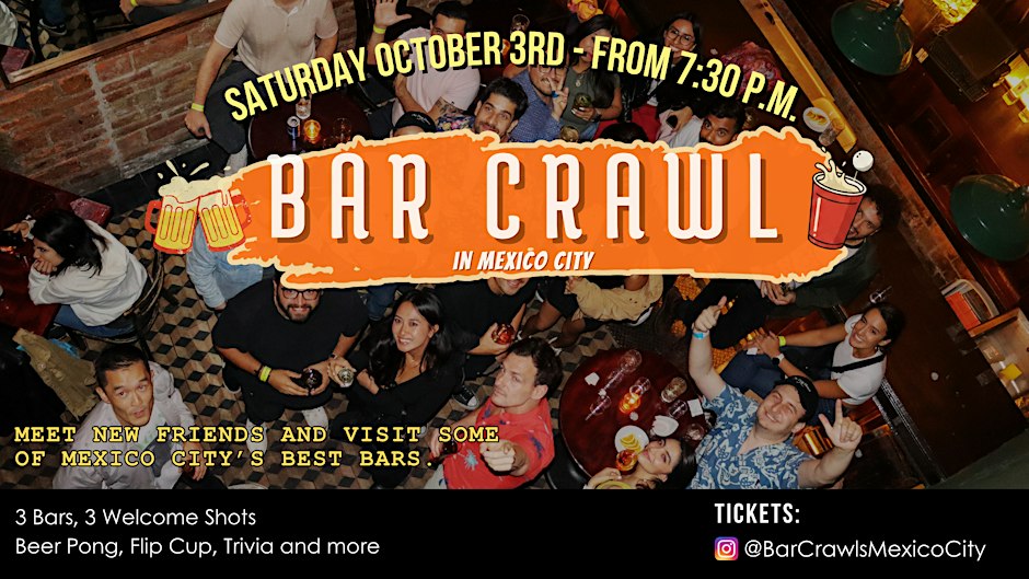 Bar Crawl in Mexico City! (Roma/Condesa)