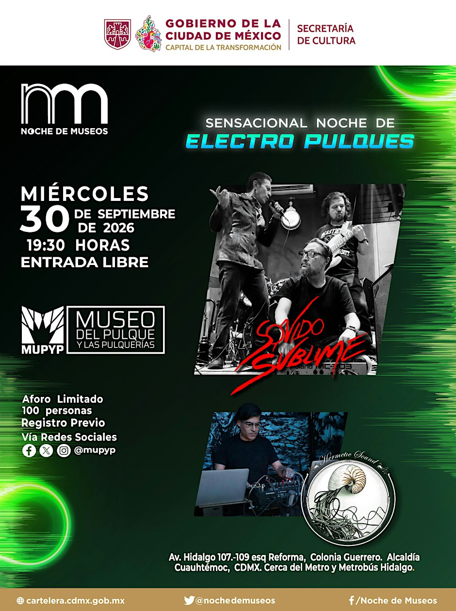 SENSACIONAL NOCHE DE ELECTRO PULQUES