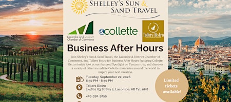 Business After Hours with Shelley's Sun & Sand Travel in Red Deer