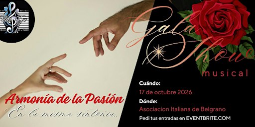 Afiche de La Armonía de la Pasión. En la misma sintonía..