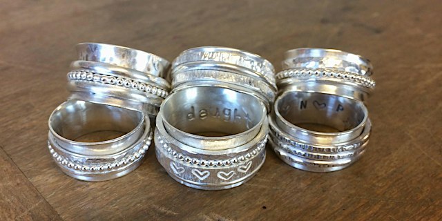 Beginners Silver Spinner Ring primary image