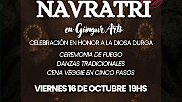Afiche de NAVRATRI - Celebración en honor a la diosa Durga -