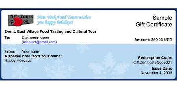 Gift Certificate